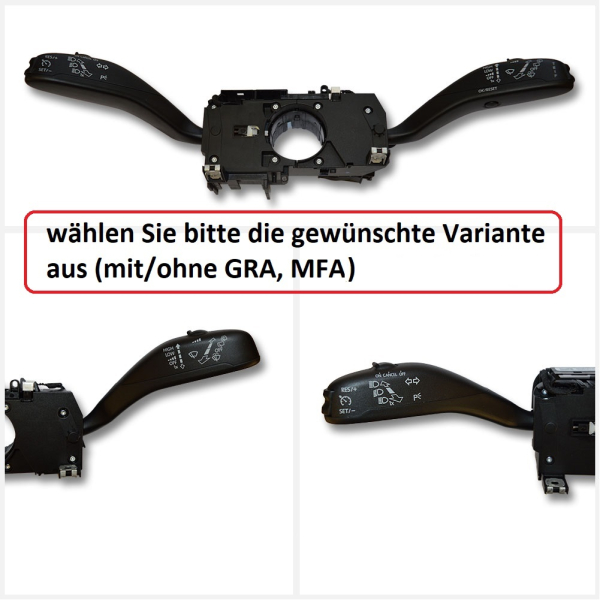 Original Volkswagen steering column switch for VW Amarok 2H Facelift from 06.2016, all variants