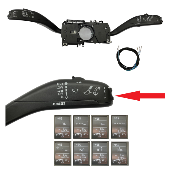 Ombouwset multifunctioneel display - MFA voor Volkswagen Amarok S6 (2H) vanaf 10.2016