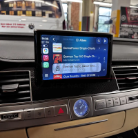 Apple CarPlay® and Android Auto for Audi A8 4H with MMI and 8 inch display, full smartphone integration