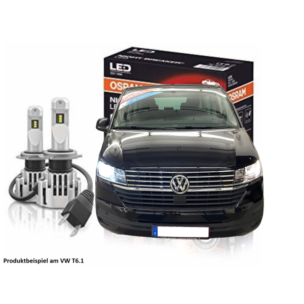 Fiat Ducato 250, 290 retrofit kit H7 LED lamp set Osram Night Breaker with road approval