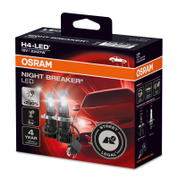 Land Rover Defender 1984-2016 Nachrüstsatz H4 LED SMART Lampenset Osram Night Breaker mit Straßenzulassung