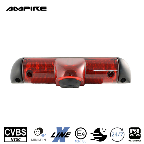 AMPIRE kleuren achteruitrijcamera voor FIAT Ducato, CITROEN Jumper, PEUGEOT Boxer