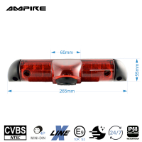 AMPIRE kleuren achteruitrijcamera voor FIAT Ducato, CITROEN Jumper, PEUGEOT Boxer