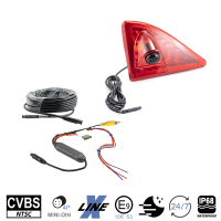 AMPIRE kleuren achteruitrijcamera voor Opel Movano B, Renault Master en Nissan NV400