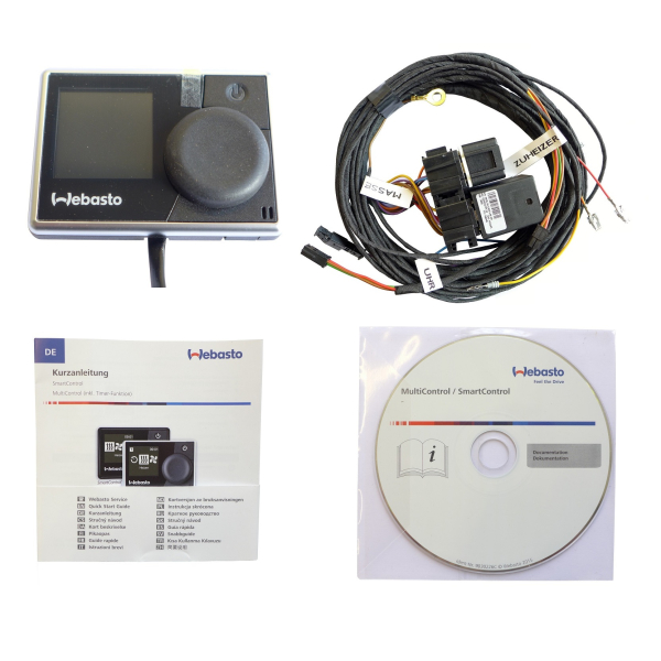 Upgradekit van standkachel naar standkachel voor VW Sharan 7N (tevens facelift) - met Webasto timer -