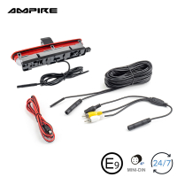 AMPIRE achteruitkijkcamera (CVBS), FIAT Doblo 2, OPEL Combo D (met vleugeldeuren)