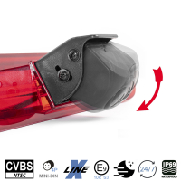 AMPIRE achteruitrijcamera voor Peugeot Expert, Citroen Jumpy, Toyota ProAce 2007-16