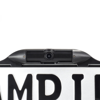 Цветная камера заднего вида AMPIRE в качестве основания номерного знака, зеркальная, антибликовая, с дополнительными линиями