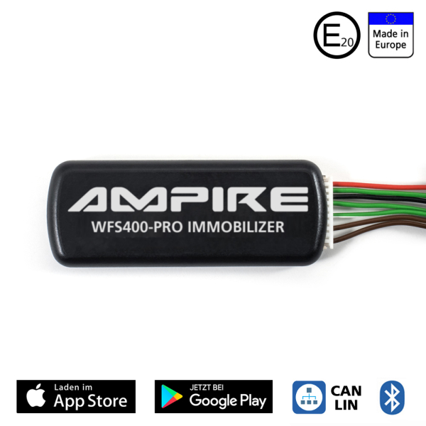 AMPIRE CAN/LIN-Bus Wegfahrsperre mit BT, App, Code (U333_77_12)