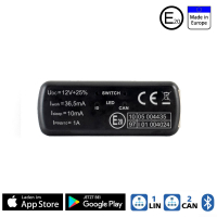 AMPIRE CAN/LIN-Bus Wegfahrsperre mit BT, App, Code (U333_77_12)