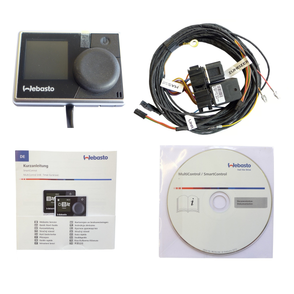Kit di aggiornamento da riscaldatore ausiliario a riscaldatore ausiliario per Seat Alhambra 7N (anche Facelift) - con timer digitale Webasto -