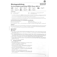 Ombouwset GRA - cruisecontrolsysteem VW Sharan Type 7N (niet facelift)