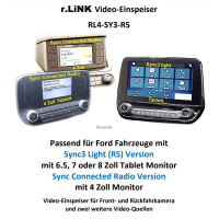r.LiNK Interface for Ford Sony Sync3 Light with 6.5 inch, 7 inch or 8 inch tablet monitor