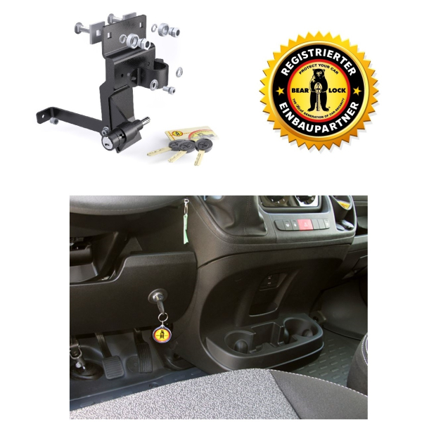 Bear Lock versnellingspookslot voor Fiat Ducato III (250.290.295) van 2006-2021, achteruit vooruit