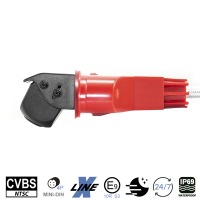 AMPIRE achteruitrijcamera voor Citroën Berlingo 3, Peugeot Rifter, Opel Combo E, Fiat Doblo 3