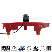 AMPIRE achteruitrijcamera voor Citroën Berlingo 3, Peugeot Rifter, Opel Combo E, Fiat Doblo 3