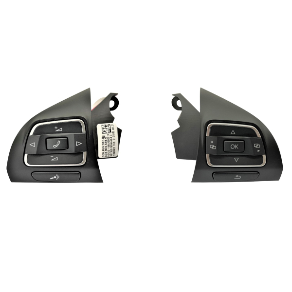 Многофункциональные кнопки 3C8 998 537 B для кожаного руля, для VW Passat 3C B7, VW T5 Facelift