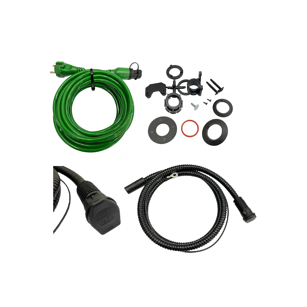 Zestaw kabli przyłączeniowych DEFA 230 V, odpowiedni do SafeStart,  MultiCharger i innych zastosowań, w tym kabel zewnętrzny 5 m, 99,00 €
