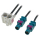 Antennenadapter 2x Fakra-Stecker auf Fakra-Buchse doppelt, 0,25cm lang