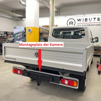 VW Crafter SZ flatbed Original Volkswagen rear view camera, retrofit kit