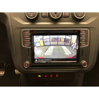 Retrofit kit accessories rear view camera for VW Caddy 4 Type SA, vehicle with wing doors