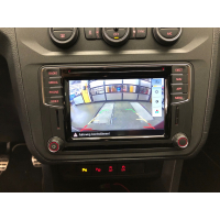 Retrofit kit accessories rear view camera for VW Caddy 4 Type SA, vehicle with wing doors