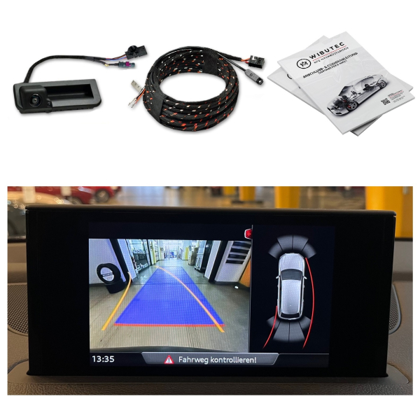 AUDI Q7 4M Facelift achteruitrijcamera / achteruitrijcamera retrofitpakket, inbedrijfstelling mogelijk zonder SVM
