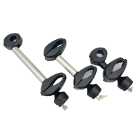 Uebler I31 Z Fahrradträger AHK Kupplungsträger 60° abklappbar für 3 Fahrräder, mit Carbonschutz