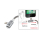 Lightning charging cable including synchronization and headphone jack, 100cm, white