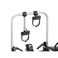 Uebler I21 Z90 Fahrradträger AHK Kupplungsträger 90° abklappbar für 2 Fahrräder, mit Carbonschutz