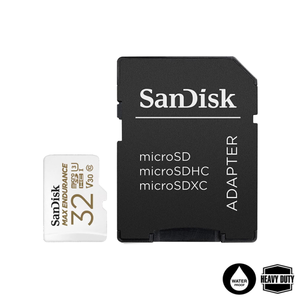 SanDisk Max Endurance microSD-kaart (Klasse 10), 32 GB