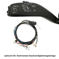 Uitbreidingsset leer - multifunctioneel stuur met schakelpeddels voor VW T5 Facelift (complete set voor het achteraf inbouwen van voertuigen met kunststof stuur)