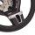 Retrofit kit leather - multifunction steering wheel with shift paddles for VW T5 Facelift and black stitching (complete kit for retrofitting for vehicles with plastic steering wheel)