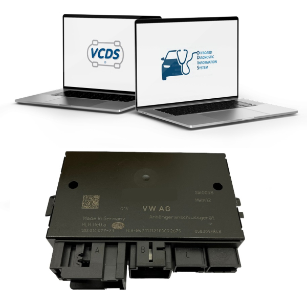 Parametrierung Bandendeprogrammierung AHK Anhängersteuergerät Audi, VW, Seat, Skoda