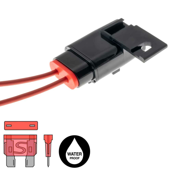 AMPIRE Sicherungshalter 2.5mm², wasserdicht