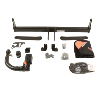 Retrofit kit removable trailer hitch including electrical...