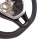 Retrofit kit flattened leather - multifunction steering wheel with shift paddles for VW T6 (complete set for retrofitting for vehicles with plastic steering wheel)