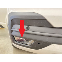 VW T6.1 mistlamp rechts met statisch bochtenlicht, bochtenlicht, incl. H11 gloeilamp