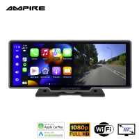 AMPIRE smartphonemonitor 25,4 cm (10) met AHD dubbele dashcam en achteruitrijcamera-ingang