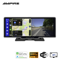 AMPIRE Smartphone-Monitor 25.4cm (10) mit AHD Dual-Dashcam und Rückfahrkamera