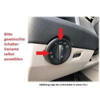 Light switch for Volkswagen T5.2, all versions
