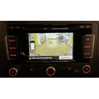 Uitbreidingsset accessoire groothoek achteruitrijcamera voor VW T5 en T5.2 RNS 315, RNS 510 of RCD 510