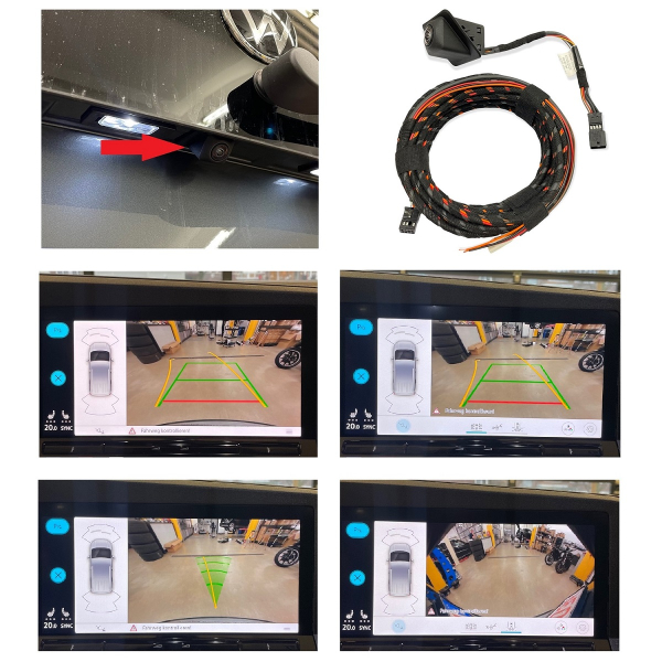 VW Caddy SB achteruitrijcamera-uitbreidingspakket, voertuig met infotainment op instapniveau (PR-nummer: I8Q)