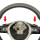 Nachrüstset abgeflachtes Leder - Multifunktionslenkrad mit Schaltwippen für VW T6 (Komplettset zur Nachrüstung für Fahrzeuge mit Kunststofflenkrad), Nahtfarbe blau, Tasten ohne GRA