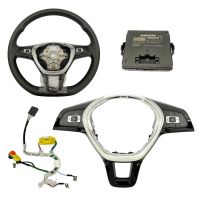 VW Golf 7 retrofit kit leather multifunction steering...