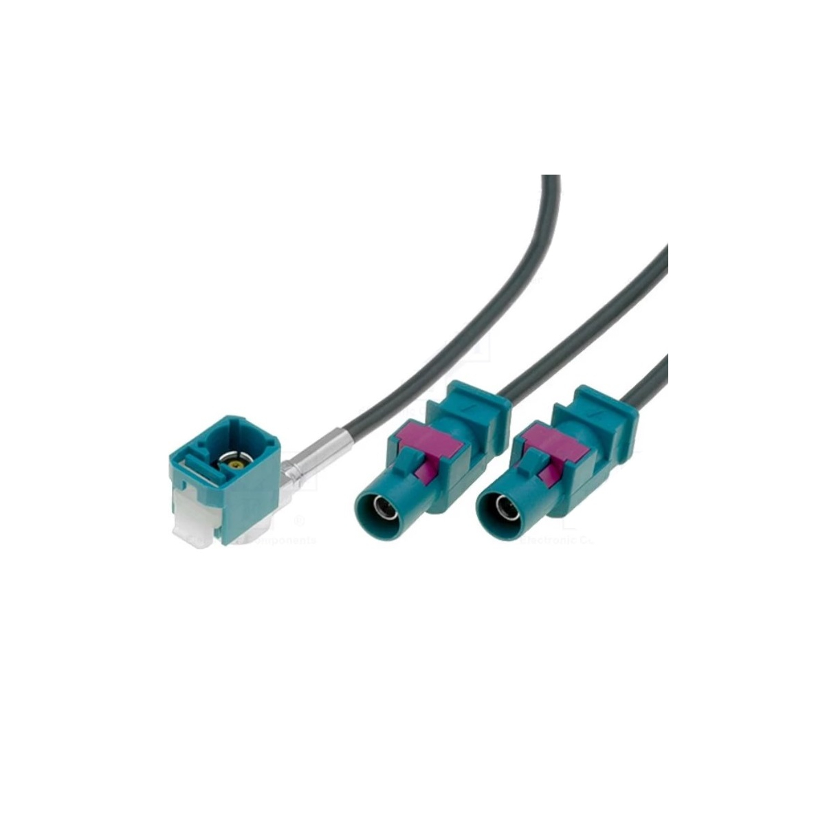 Antenna adapter 2x Fakra plug to Fakra socket, 0.25 cm long, 12,95