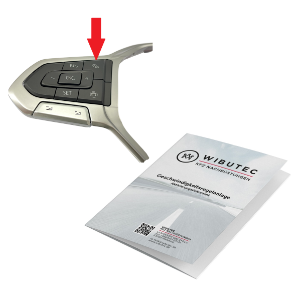 Ombouwset GRA cruise control-systeem VW T-Cross C11 variant 2, online codering