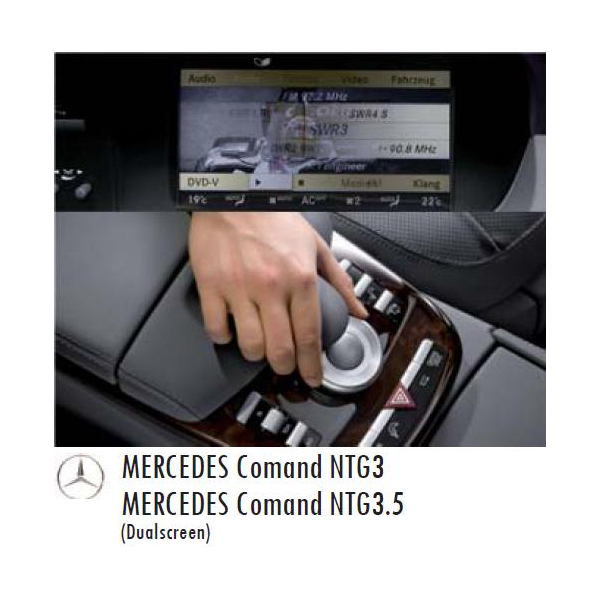 TV-activering voor MERCEDES NTG 3 / 3.5 navigatiesystemen