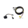 VW T6.1 retrofit kit Original VW rear view camera Rear View retrofit package, for vehicles with wing doors, without handle bar