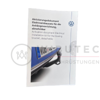 Nachrüstsatz abnehmbare original VW Anhängerkupplung für VW ID.4